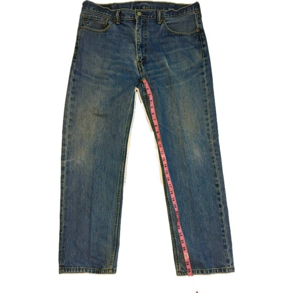 Levis Mens Jeans 505 Straight 38 W x 30 L - Picture 3 of 8